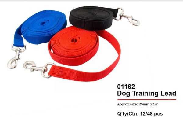 Pets That Play Dog Training Lead - Assorted Colours - 25mm x 5000mm