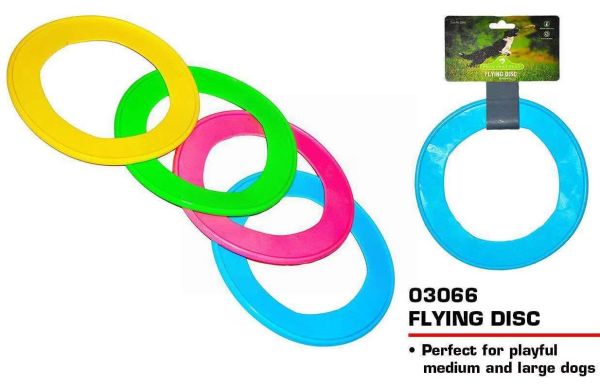 Flying Disc Toy For Pet Dogs - 4 Colours - Colours May Vary