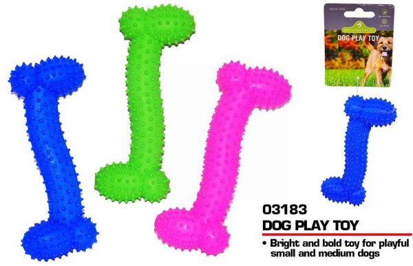 Pets That Play Fetch & Retrieve Dog Play Toy for Small & Medium Dogs - Assorted Colours