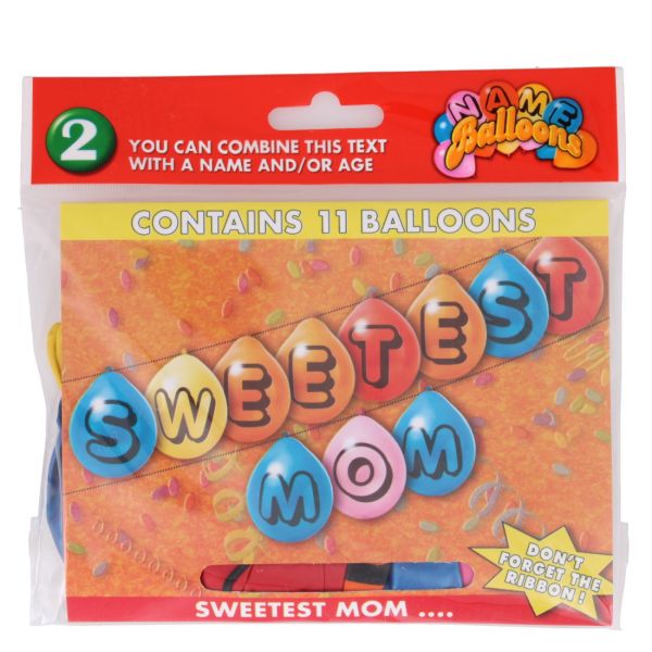 SWEETEST MOM 11 BALLOONS