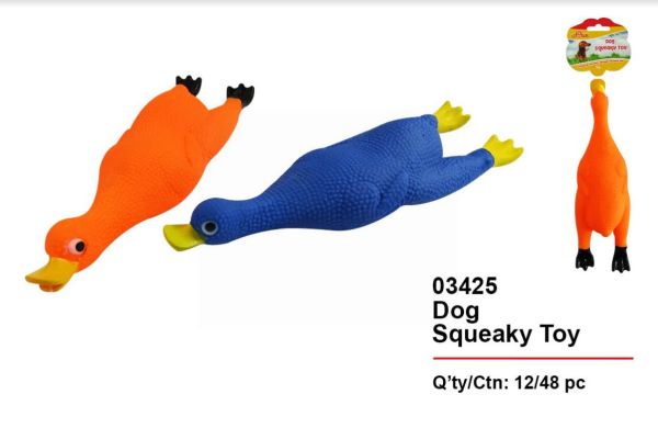 Pets That Play Dog Squeaky Toy - Assorted Colours - 28 x 9cm