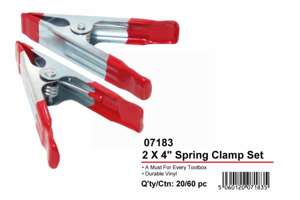 JAK 4" Spring Clamp Set - Pack of 2