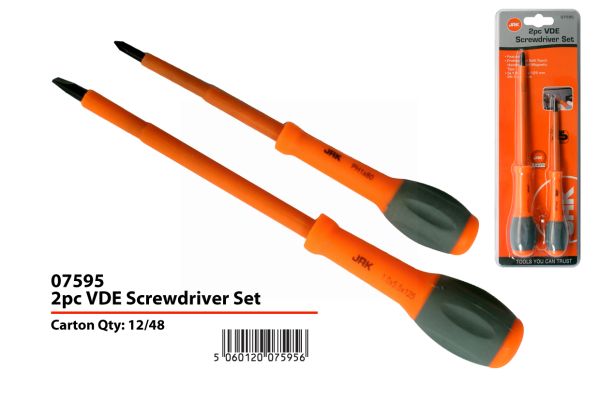 JAK VDE Assorted Screwdriver Set - Pack of 2