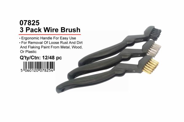 JAK Assorted Wire Brush - Pack of 3