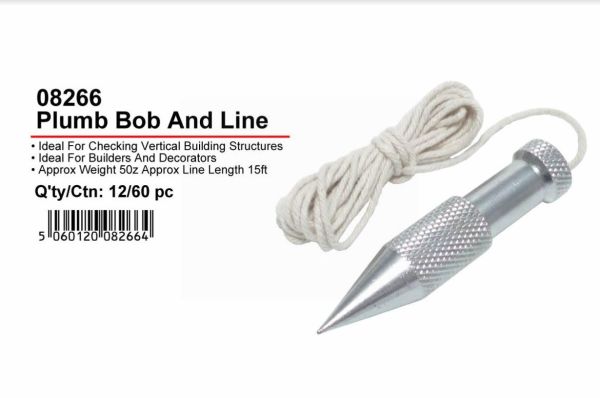 JAK Plumb Bob and Line - Silver