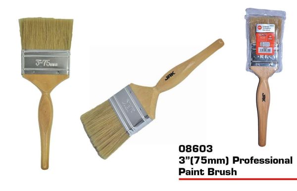 JAK Professional Paint Brush with Wooden Handle - 3"