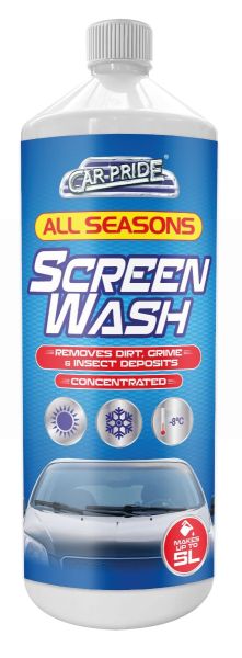 Car Pride All Seasons Concentrated Screen Wash - 1L 