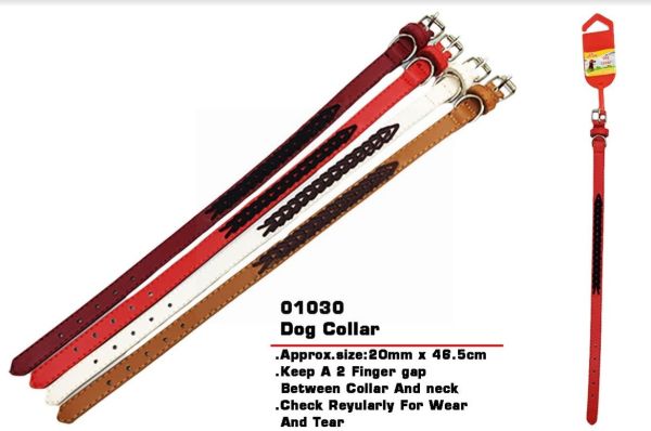 Pet Buddies Mini Dog Collar - 46.5Cm Length - Colours May Vary