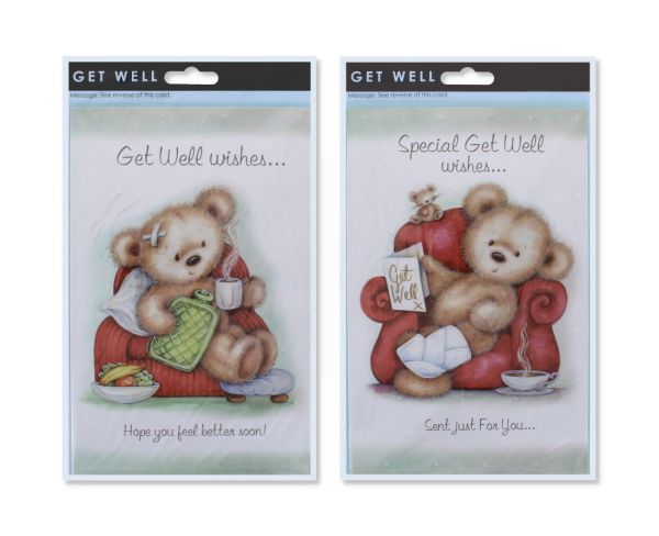 GET WELL CARD - 2 DESIGNS