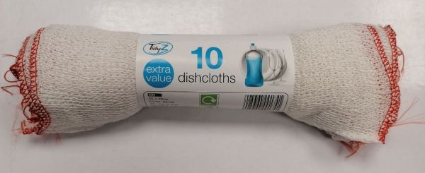 Extra Value Dishcloths - 25 x 30cm - Pack Of 10 