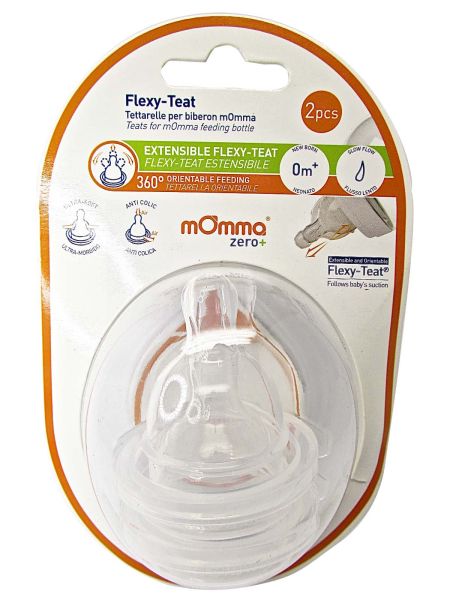 Mamma Flexy Teat With Slow Flow - Pack Of 2