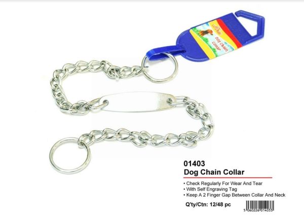 Dog Chain Collar - 48cm