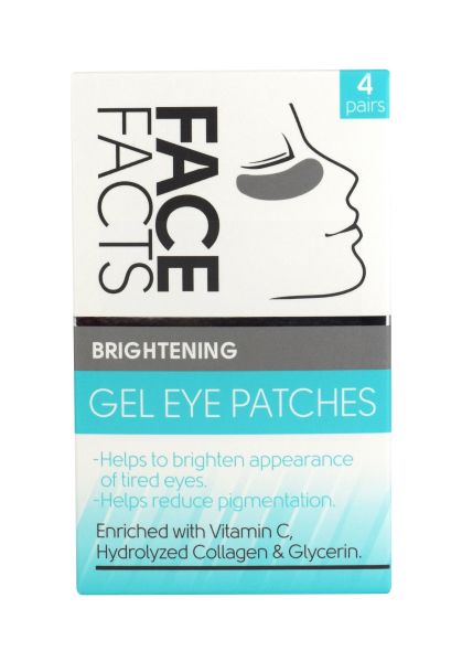 Face Facts Brightening Gel Eye Patches - Pack of 4