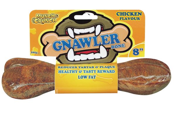 151 Munch & Crunch Gnawler Bone - Chicken Flavour - 8" - 265g
