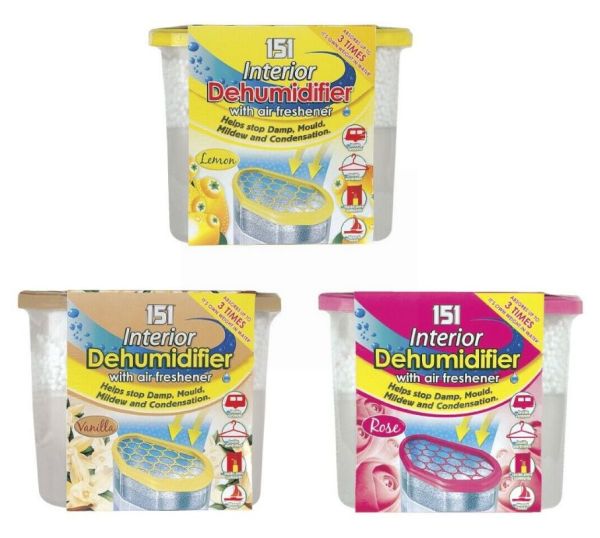 Interior Dehumidifier with Air Freshener - Assorted Fragrance