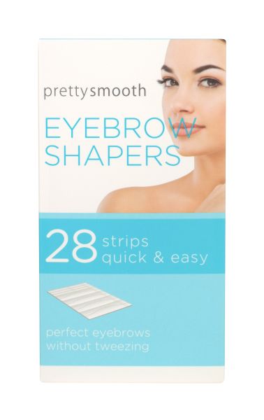 Pretty Smooth Quick & Easy Eyebrow Shapers - Pack of 28 Strips