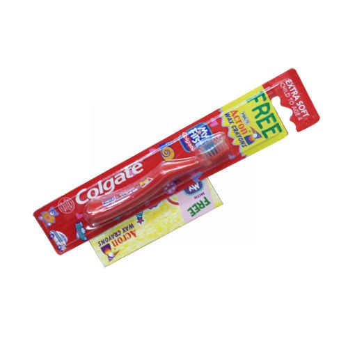 Colgate Kids Toothbrush With Wax Crayons