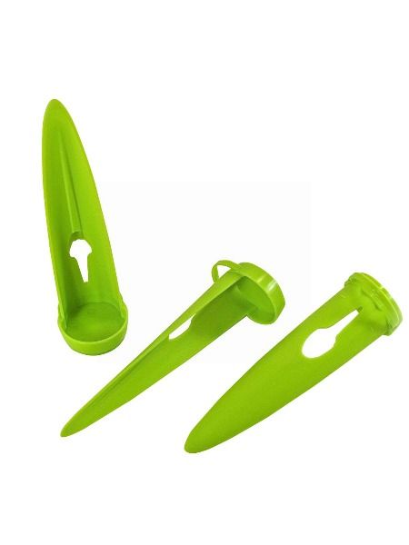 SET OF 4 BEACH PINS LIME