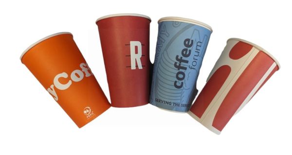 Variable Design Disposable Cups - 16 Oz - Pack of 25