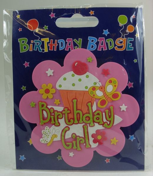 Birthday Badge For Boys And Girls
