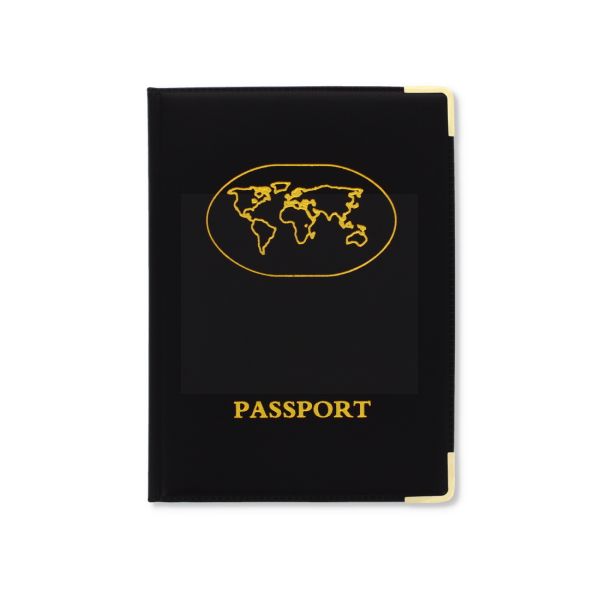 PASSPORT COVER BLACK