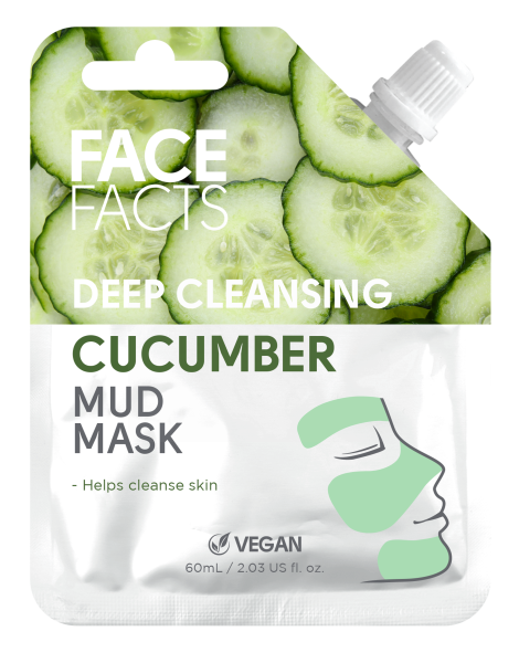 Face Facts Deep Cleansing Mud Mask - Cucumber - 60ml