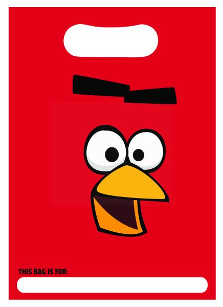 Angry Birds Loot Gift Bags - Pack Of 8