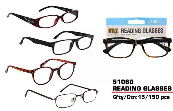 Prescription Based Designer Reading Glasses with Spring Hinges +1.50 