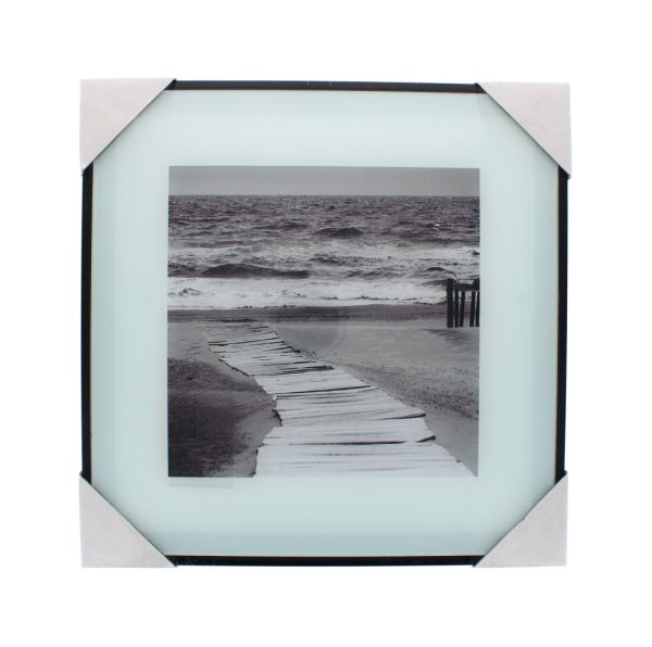 WOODEN PICTURE FRAME- BEACH PATH