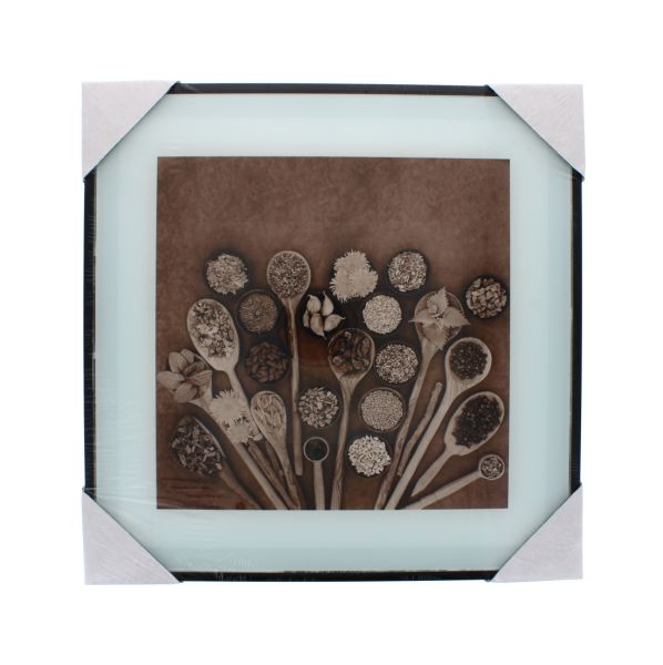 WOODEN PICTURE FRAME- SPICES & HERBS