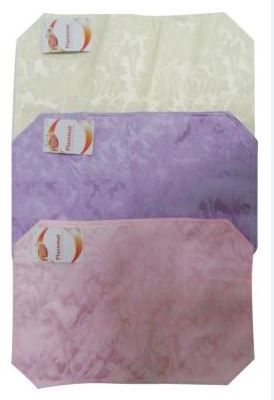 Silky Fabric Place Mat - 3 Assorted Colours