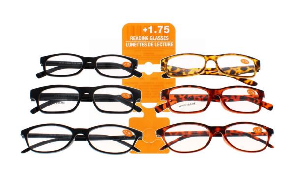 READING GLASSES +1.75 ASSORTED