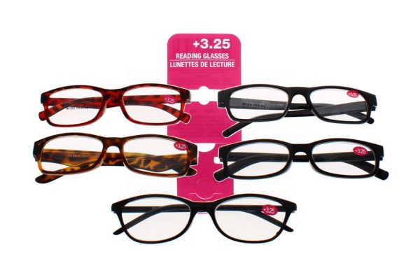 READING GLASSES +3.25 ASSORTED