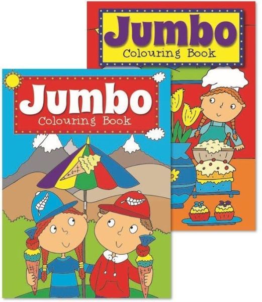 Jumbo Colouring Book - 27 x 19.5cm - 0% VAT