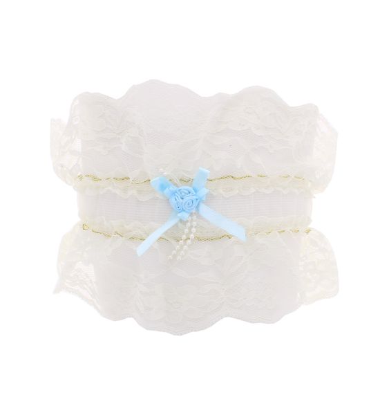 LACE WEDDING GARTER - IVORY - ONE SIZE