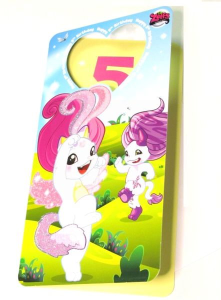 ZELF BIRTHDAY CARD AGE 5