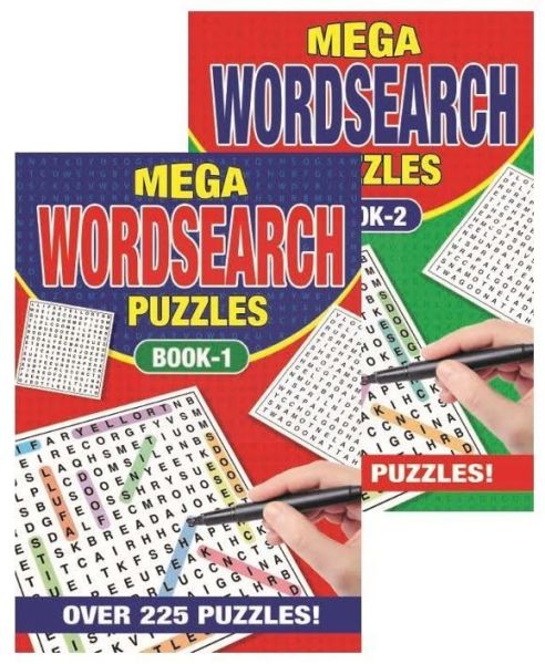 A5 Mega Word Search Book - 225 Puzzles - 21 x 14.5cm - 0% VAT