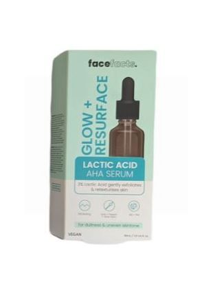 Face Facts Lactic Acid AHA Serum for Dullness & Uneven Skintone - Glow + Resurface - 30ml