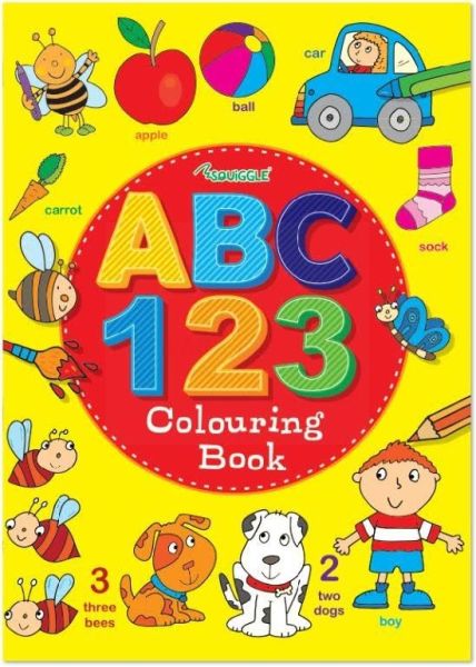ABC/123 Colouring Book - 29.5 x 21cm - 0% VAT