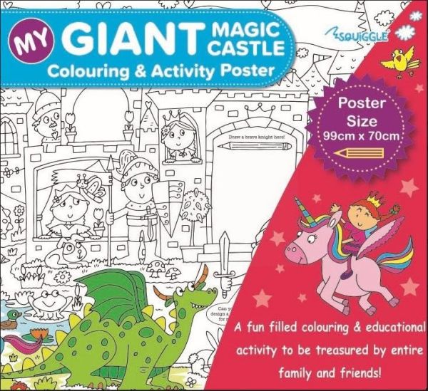 My Giant Colouring & Activity Poster - 99cm x 70cm - Assorted Designs