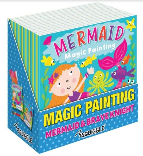 Brave Knight/Mermaid Magic Painting Book - 0% VAT