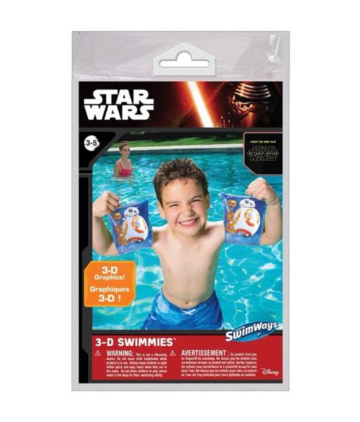 SWIMMING 3D STAR WARS ARM BAND AGE 3-5 YEARS