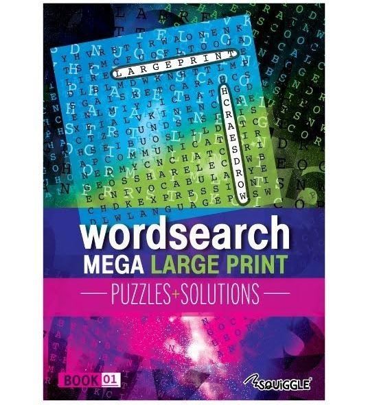 Mega Large Print Word Search Book - Book 01 - 0% VAT