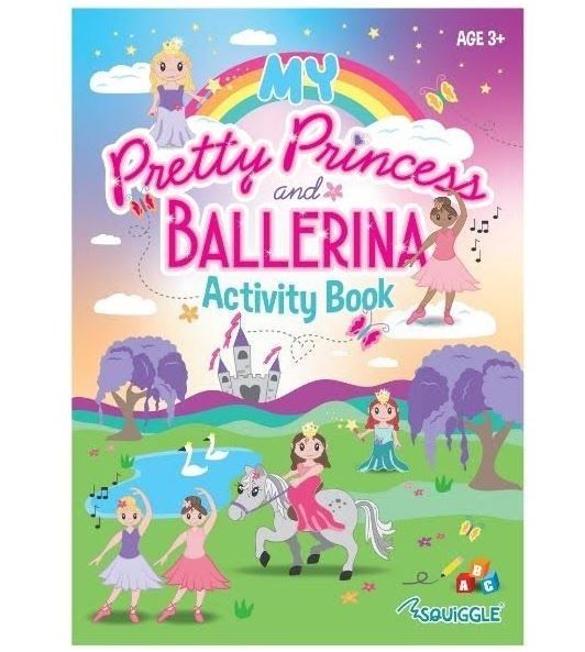 My Pretty Princess and Ballerina - All-in-1 Activity Book - 40 Pages of Fun
