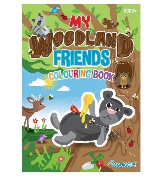 My Woodland Friends - A Colouring Activity Book - 22 Pages of Fun