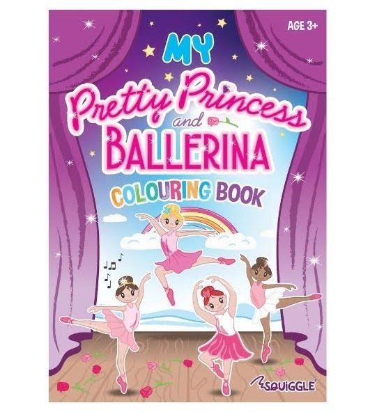 My Pretty Princess & Ballerina - A Colouring Activity Book - 22 Pages of Fun