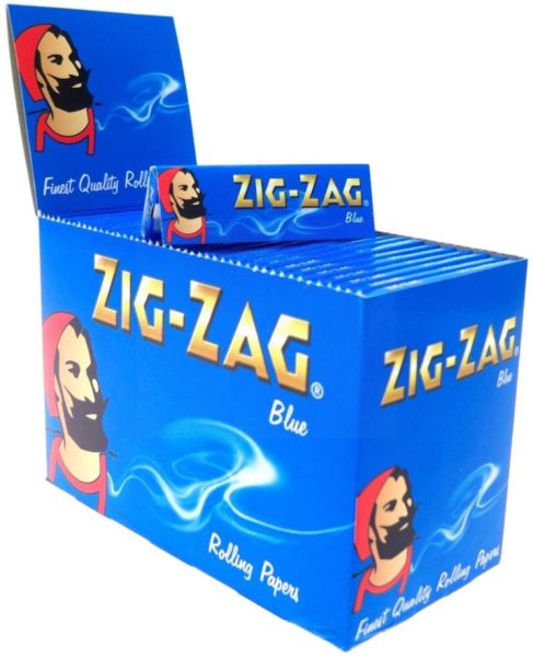 Zig Zag Blue Standard Rolling Papers - 100 Booklets
