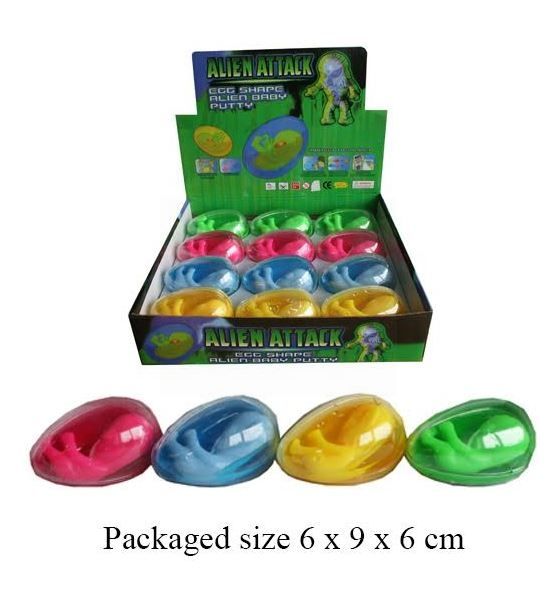 Alien Egg - 4 Assorted Colours 
