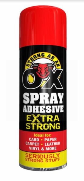 Strong As An Ox - Extra Strong Spray Adhesive - 500ml