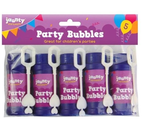 Time To Party - Party Bubbles - Pack Of 5